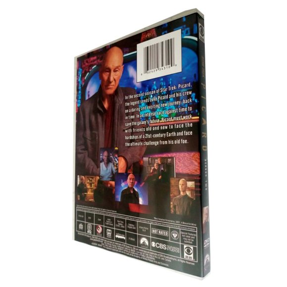 Star Trek Picard Season 2 DVD -New Sealed -Box Set**Fast Shipping* - Picture 2 of 2